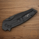 Bear & Son Slide Folding Knife 3.25" D2 Tool Steel Blade Black Zytel Handle