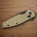 Bear & Son Slide Folding Knife 3.25" D2 Tool Steel Blade Desert Tan Zytel Handle