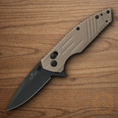 Bear & Son Slide Folding Knife 3.25" D2 Tool Steel Blade Desert Tan Zytel Handle