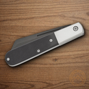 Bear & Son Modern Large Barlow Folding Knife D2 Tool Steel Blade Black G10 Handle