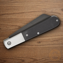 Bear & Son Modern Large Barlow Folding Knife D2 Tool Steel Blade Black G10 Handle