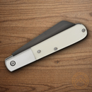 Bear & Son Modern Large Barlow Folding Knife D2 Tool Steel Blade White Bone Handle