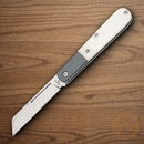Bear & Son Modern Large Barlow Folding Knife D2 Tool Steel Blade White Bone Handle