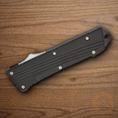 Bear & Son Auto Double Clutch IV Folding Knife 2.5" D2 Tool Steel Blade Black Aluminum Handle