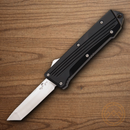 Bear & Son Auto Double Clutch IV Folding Knife 2.5" D2 Tool Steel Blade Black Aluminum Handle