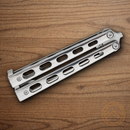 Bear & Son Butterfly Folding Knife 3" Stainless Steel Blade Stainless Handle