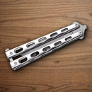 Bear & Son Balisong Butterfly Folding Knife 3.38" 440 Steel Blade Stainless Handle