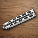 Bear & Son Butterfly Folding Knife 3.38" 1095HC Steel Blade 440 Stainless Handle