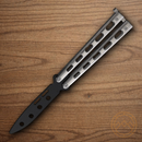 Bear & Son Butterfly Folding Knife 3.63" 440 Steel Blade Stainless Handle