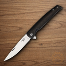 Bear & Son Rancher Framelock Folding Knife 3.25" D2 Tool Steel Blade Black Titanium Handle