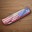 Bear & Son Farmhand 250th Folding Knife 2.63" Stainless Steel Blade Red Aluminum Handle