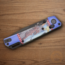 Bear & Son Nekama I Folding Knife 3.5" 14C28N Sandvik Steel Blade Green Aluminum Handle