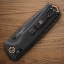Bear & Son Nekama II Folding Knife 3.25" 14C28N Sandvik Steel Blade Black Aluminum Handle