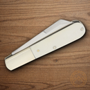 Bear & Son Large Barlow Pocket Knife 440 Steel Blade White Bone Handle