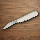 Bear & Son Baby Barlow Pocket Knife Stainless Steel Blade White Bone Handle