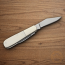 Bear & Son Baby Barlow Pocket Knife Stainless Steel Blade White Bone Handle