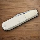 Bear & Son Baby Barlow Pocket Knife Stainless Steel Blade White Bone Handle