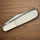 Bear & Son Baby Barlow Pocket Knife Stainless Steel Blade White Bone Handle