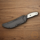 Bear & Son Professional Boning Kitchen Knife 6.25" 14C28N Sandvik Steel Blade White Micarta/G10 Handle