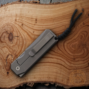 Big Idea Design Utility Folding Knife Stainless Steel Blade Titanium Handle