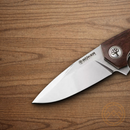 Boker Wiki G Folding Knife 3.13" 14C28N Sandvik Steel Blade Brown Wood Handle