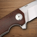 Boker Wiki G Folding Knife 3.13" 14C28N Sandvik Steel Blade Brown Wood Handle