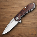 Boker Wiki G Folding Knife 3.13" 14C28N Sandvik Steel Blade Brown Wood Handle