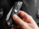 BOKER MF.3 Folding Knife 2.88" 440 Steel Blade Black Aluminum Handle