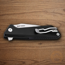 BOKER MF.3 Folding Knife 2.88" 440 Steel Blade Black Aluminum Handle
