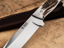 Boker Arbolito Relincho Cuerno Fixed Knife 5" Bohler N695 Steel Blade Stag Handle