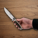 Boker Arbolito Hunter Fixed Knife 4.75" Stainless Steel Blade Stag Handle