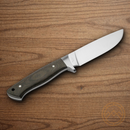 Boker Arbolito Hunter Fixed Knife 4.75" ACX 390 Steel Blade Green Micarta Handle