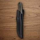 Boker Arbolito Hunter Fixed Knife 4.75" ACX 390 Steel Blade Green Micarta Handle