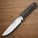 Boker Arbolito Hunter Fixed Knife 4.75" ACX 390 Steel Blade Green Micarta Handle