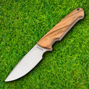 Boker Arbolito Vultur Fixed Knife 3.88" ACX 390 Steel Blade Olive Wood Handle
