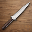 Boker Colmillo GX Fixed Knife 9.88" ACX 390 Steel Blade Brown Wood Handle