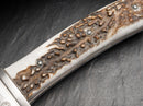 BOKER Arbolito Esculta Fixed Knife 6.13" N695 Steel Blade Stag Handle