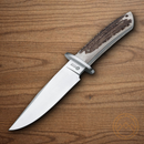 BOKER Arbolito Esculta Fixed Knife 6.13" N695 Steel Blade Stag Handle