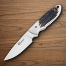 BOKER Pine Creek Fixed Knife 3.63" T6MoV Steel Blade Stag Handle