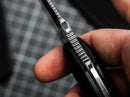 BOKER Enki Fixed Knife 2.25" 440 Steel Blade Black Micarta Handle