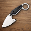 BOKER Enki Fixed Knife 2.25" 440 Steel Blade Black Micarta Handle
