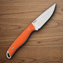 Boker USA Backcountry Fixed Knife 3.38" MagnaCut Steel Blade Orange G10 Handle