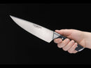 Boker Forge Chef's Kitchen Knife 7.88" X50CrMoV15 Steel Blade Black ABS Handle