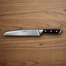 Boker Forge Bread Kitchen Knife 8.63" X50CrMoV15 Steel Blade Black ABS Handle