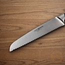 Boker Forge Bread Kitchen Knife 8.63" X50CrMoV15 Steel Blade Black ABS Handle