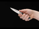Boker Forge Paring Kitchen Knife 3.5" X50CrMoV15  Steel Blade Black ABS Handle