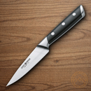 Boker Forge Paring Kitchen Knife 3.5" X50CrMoV15  Steel Blade Black ABS Handle