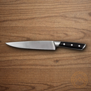 Boker Forge Carving Kitchen Knife 7.88" X50CrMoV15 Steel Blade Black ABS Handle