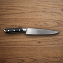Boker Forge Carving Kitchen Knife 7.88" X50CrMoV15 Steel Blade Black ABS Handle