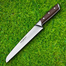 Boker Forge Bread Kitchen Knife 8.63" X50CrMoV15 Steel Blade Maple Handle